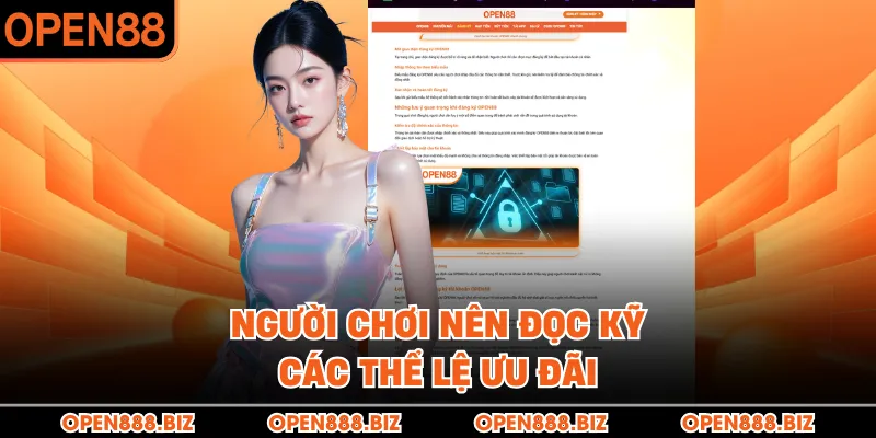 Người chơi nên đọc kỹ các thể lệ ưu đãi